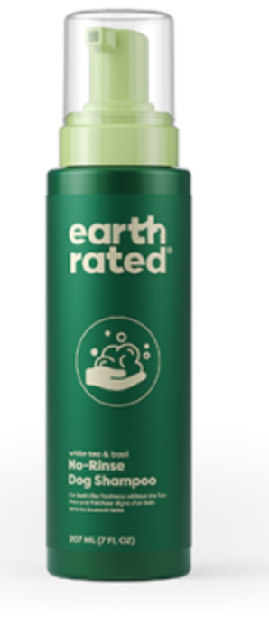 Earth Rated White Tea &amp; Basil No Rinse Dog Shampoo