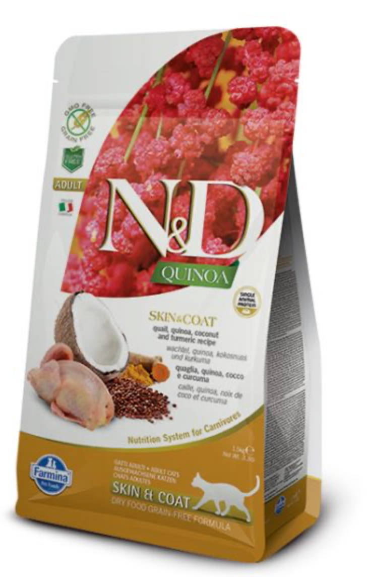 Farmina N&D Quinoa - Skin & Coat Quail Cat Food