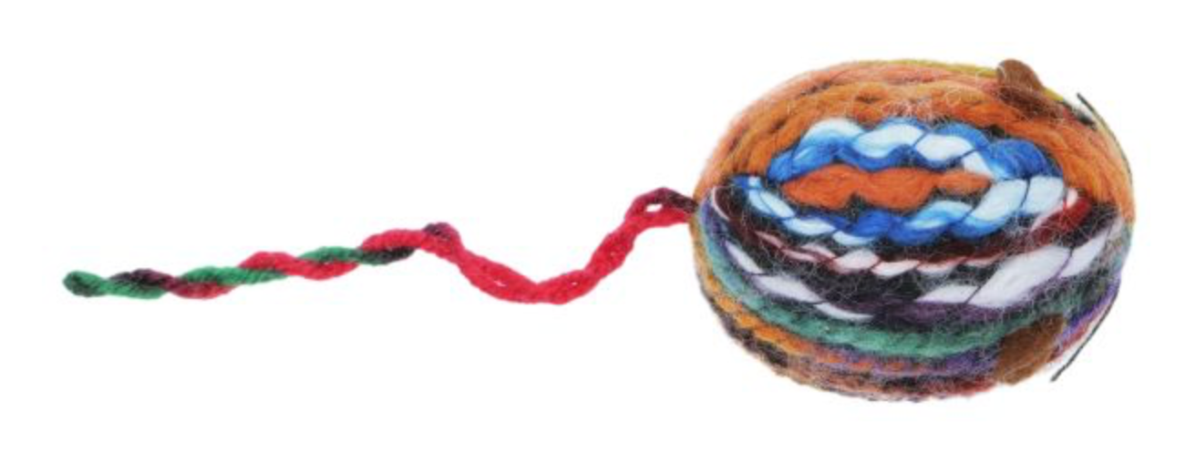 Bud'Z Multicolour Wool Mouse Cat Toy