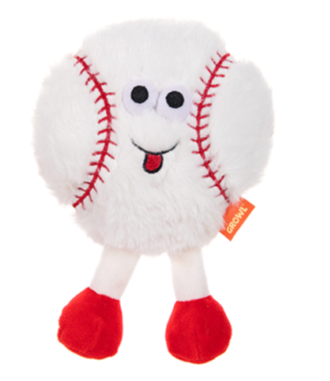 Growl Ball Starz - Barry the Baseball Dog Toy