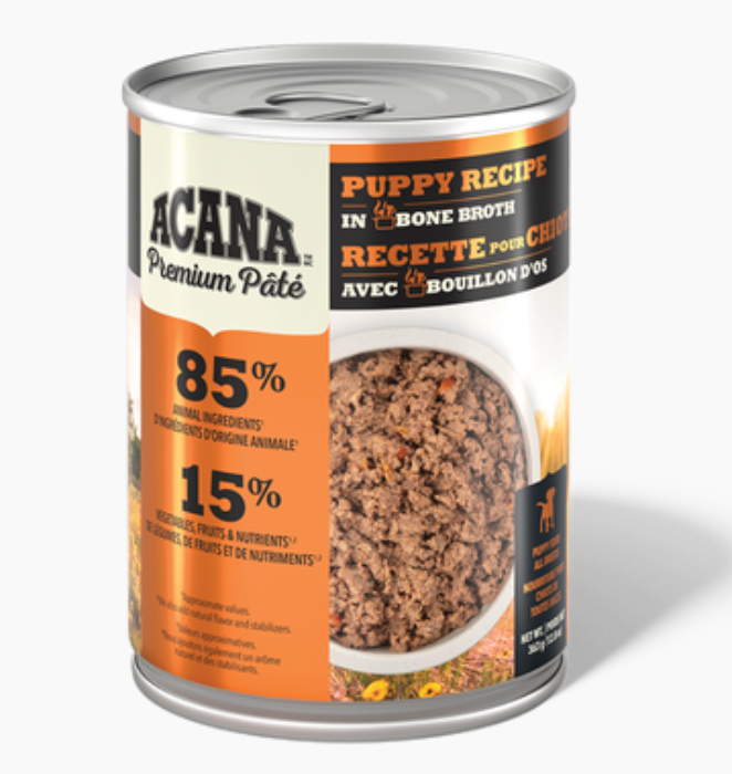 Acana Premium Paté - Puppy Recipe in Bone Broth Canned Dog Food (12.8oz/363g)