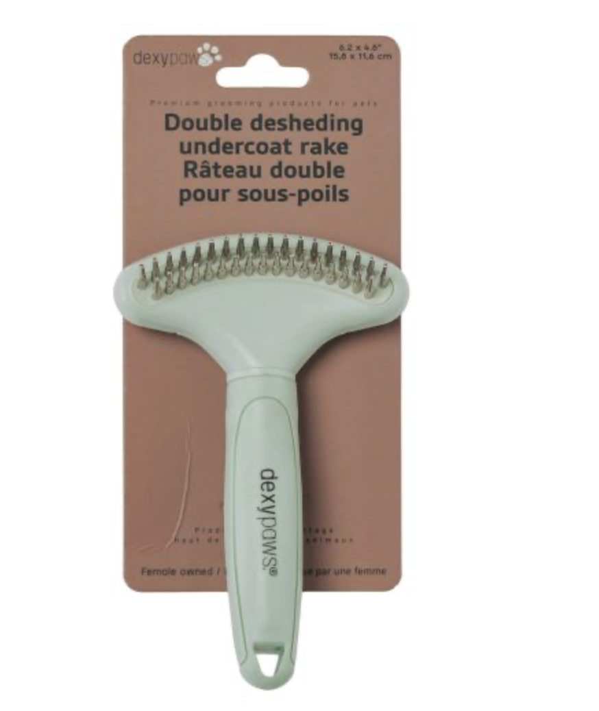 Dexypaws Double Deshedding Undercoat Rake