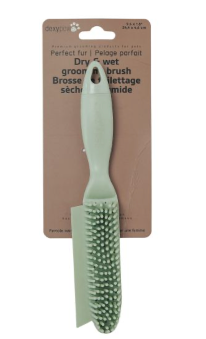 Dexypaws Perfect Fur Dry &amp; Wet Grooming Brush