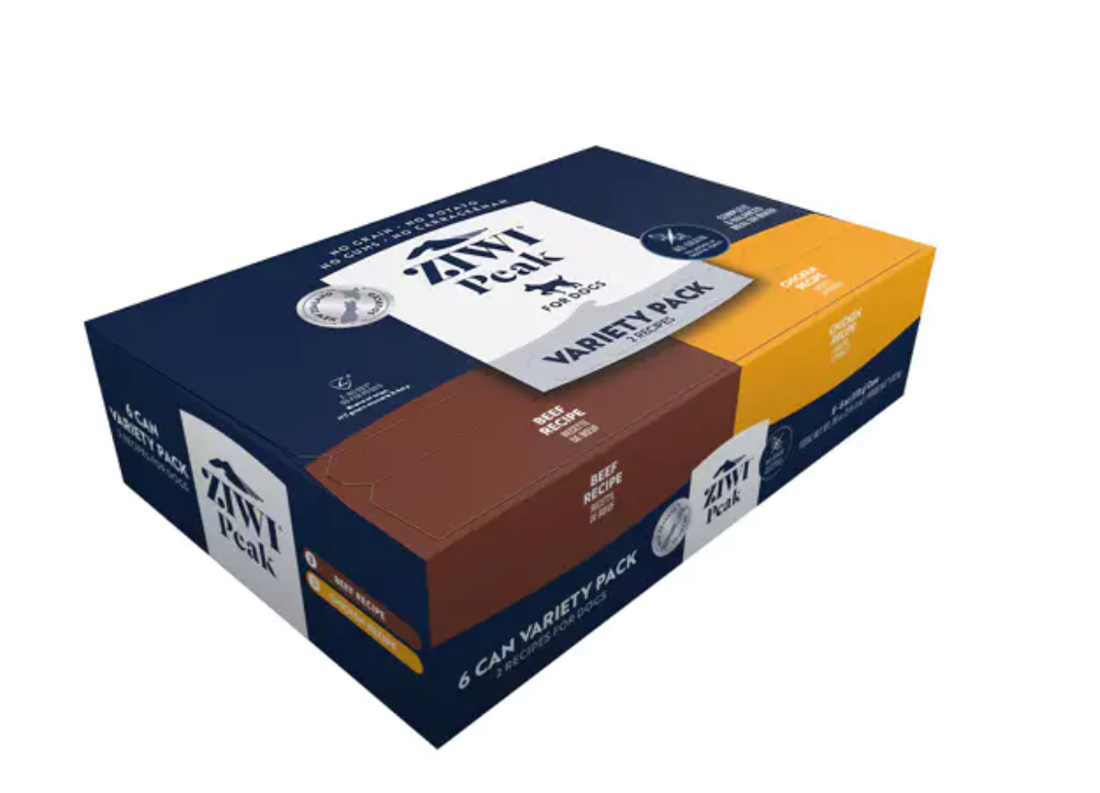 Ziwi Peak Variety Pack - Beef Recipe &amp; Chicken Recipe Wet Dog Food (6pk)