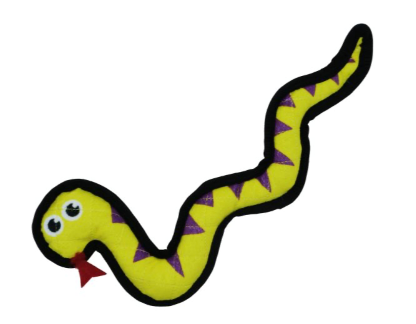Bud'Z Plush Dog Toy - Colourful Snake