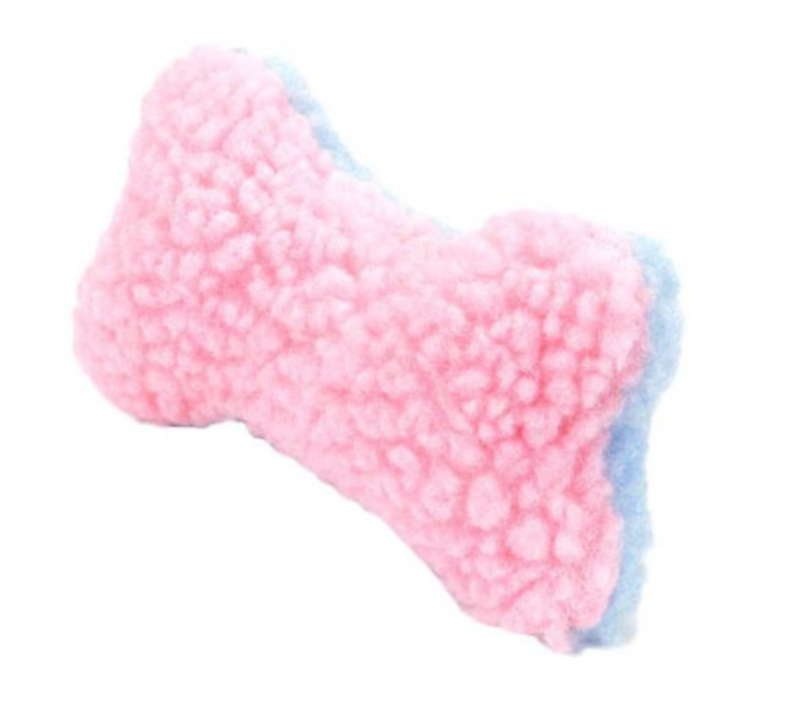 Coastal Li'l Pals Fleece Bone Dog Toy