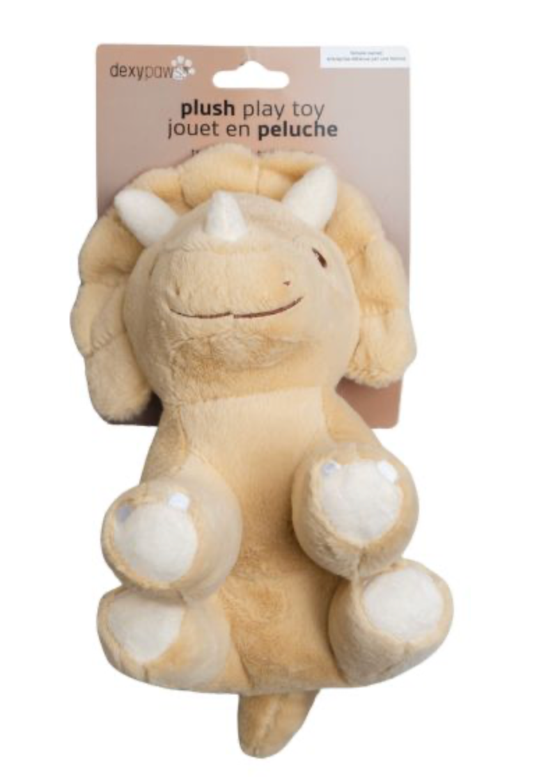 Dexypaws Dinosaur Plush Dog Toy