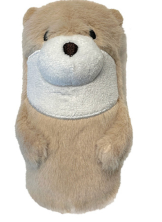 FouFouBrands FouFit Squeak-a-Tubes - Otter Dog Toy