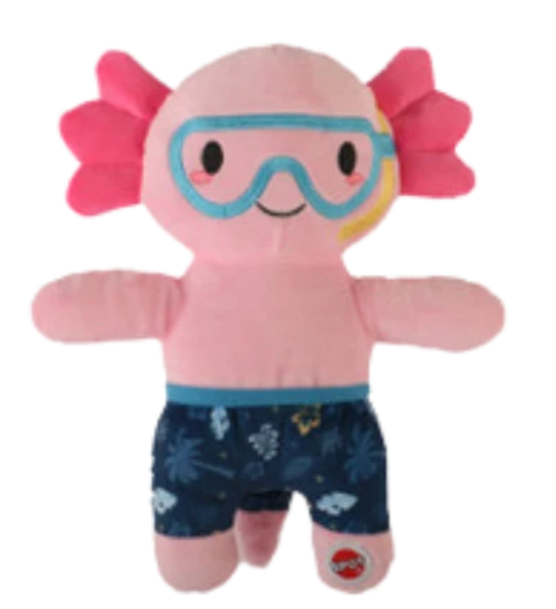 SPOT Axolotl in Swimwear Dog Toy