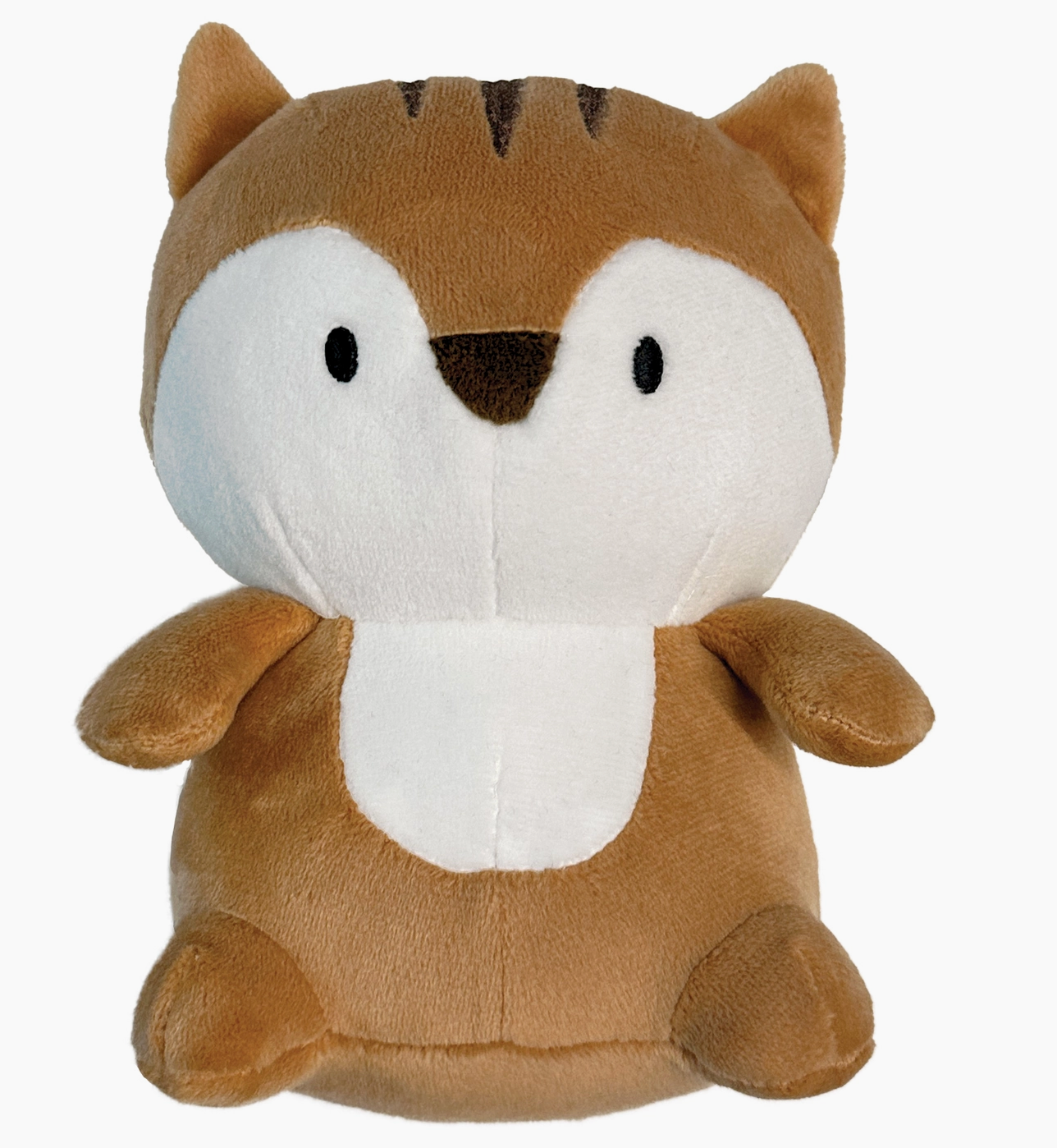 FouFouBrands Marshmallow Squishers - Chipmunk Dog Toy