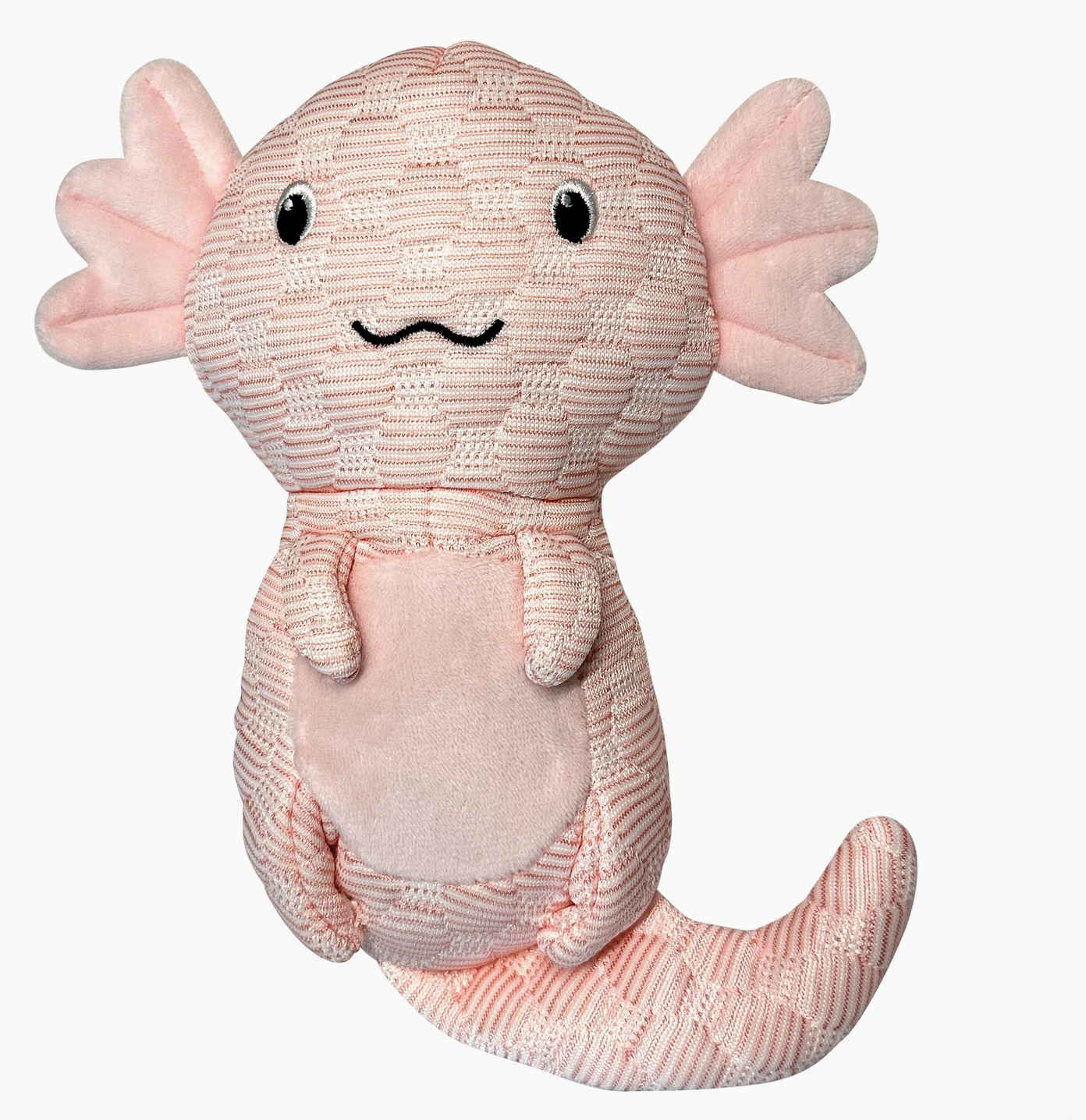 FouFouBrands Puff Plushies - Axolotl Dog Toy
