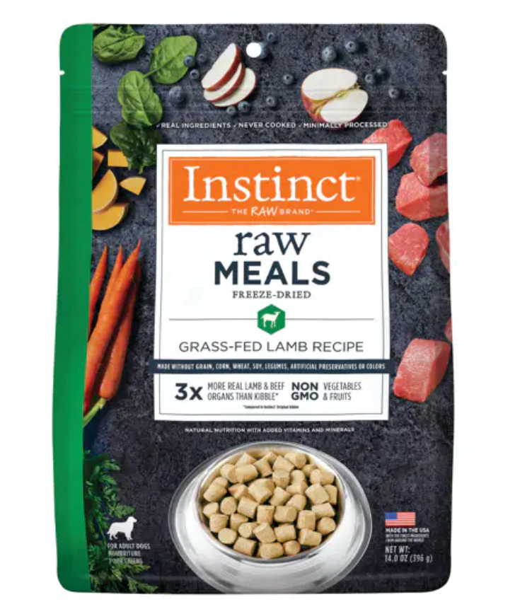 Instinct - Freeze Dried Raw Meals Grass-fed Lamb Recipe GF Dog Food