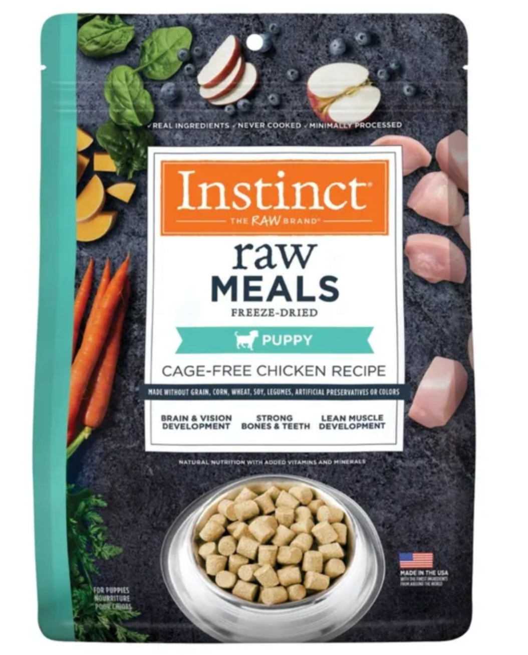 Instinct  - Freeze Dried Raw Meals Chicken Puppy Recipe GF Dog Food