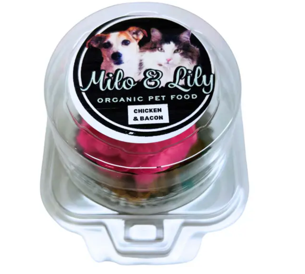 Milo &amp; Lily Pupcake - Chicken &amp; Bacon Flavour Dog Treat