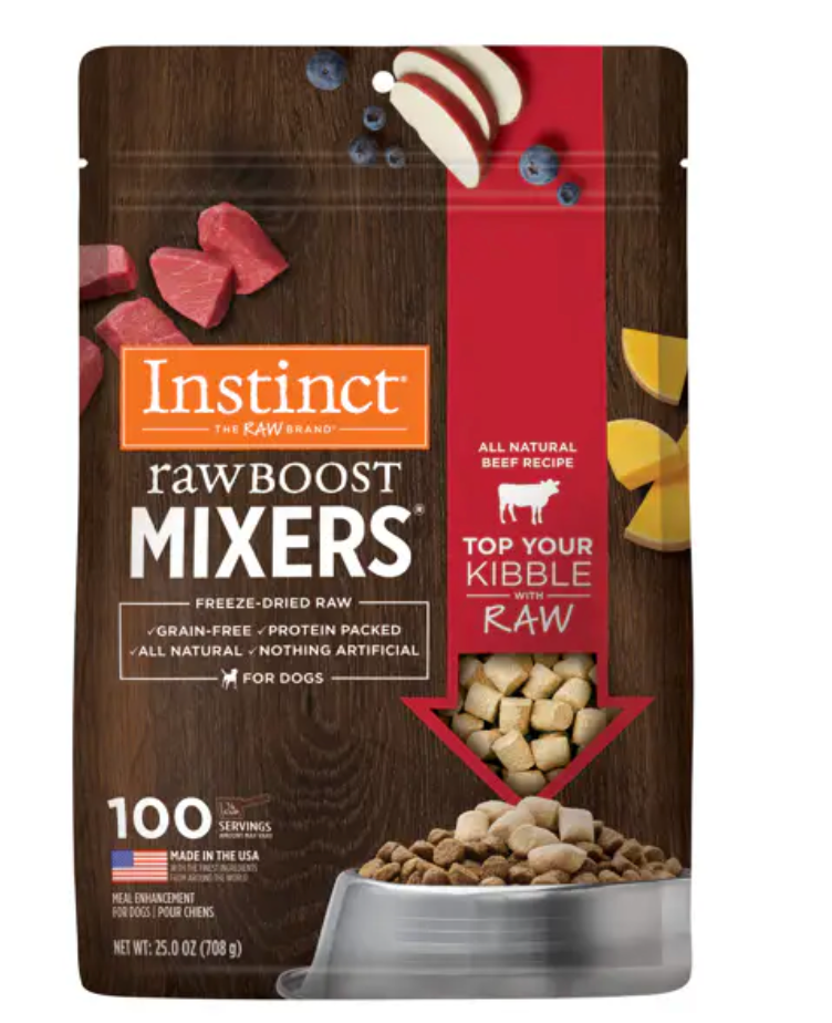 Instinct Dog RawBoost Mixers BEEF