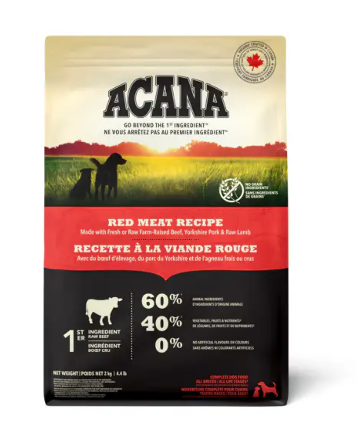 Acana Red Meat Recipe GF Dog Food