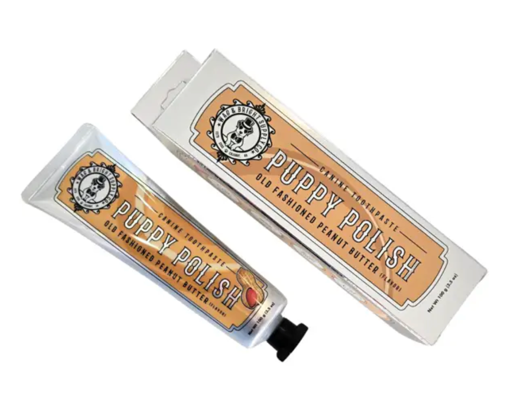 Wag & Bright Puppy Polish Toothpaste - Peanut Butter Flavour