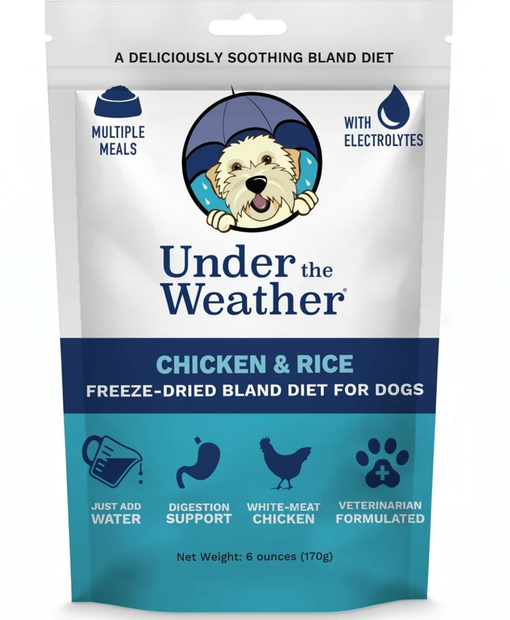 Under the Weather - Bland Diet Rice & Chicken Freeze Dried Dog Food