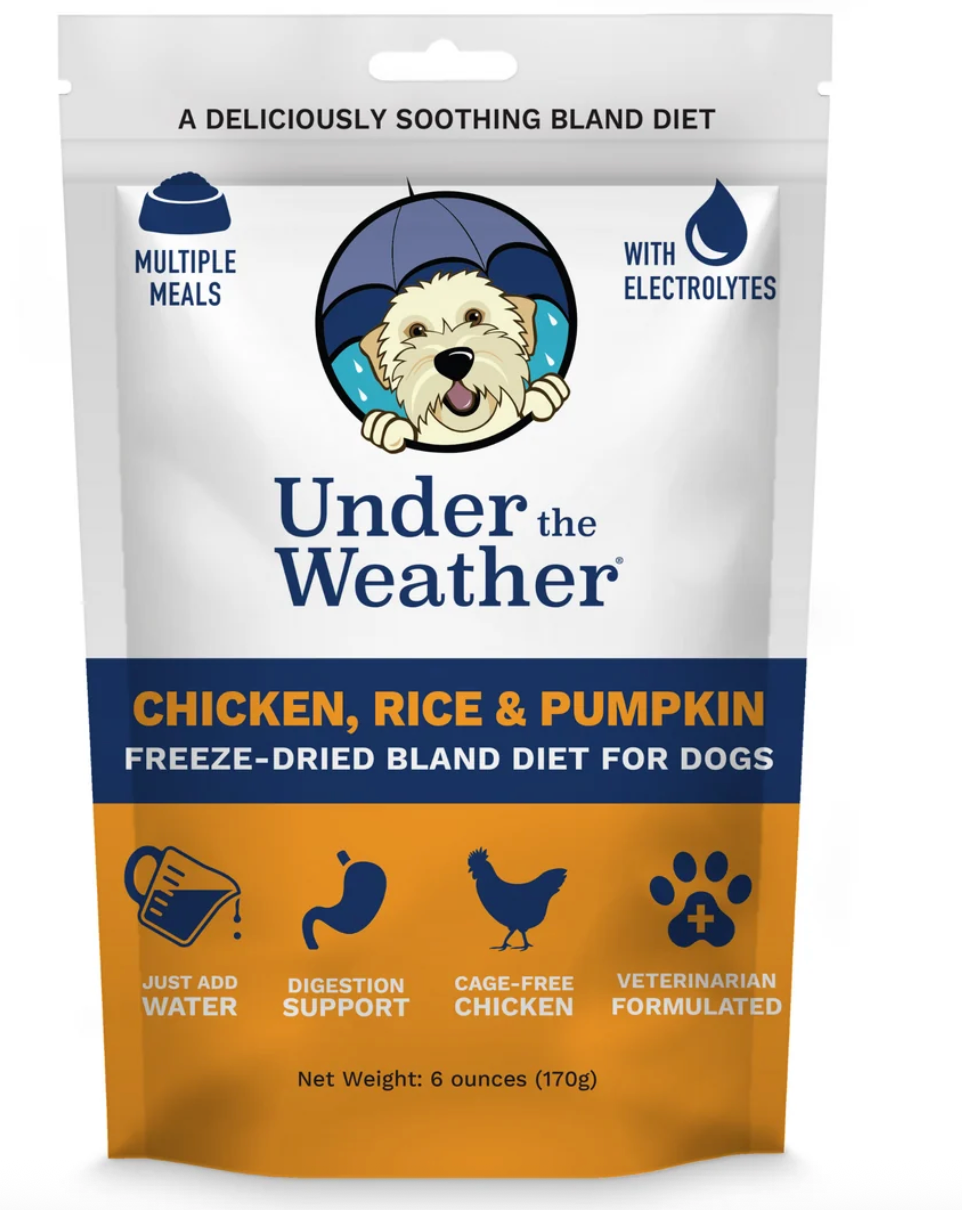 Under the Weather - Bland Diet Rice, Chicken & Pumpkin Freeze Dried Dog Food