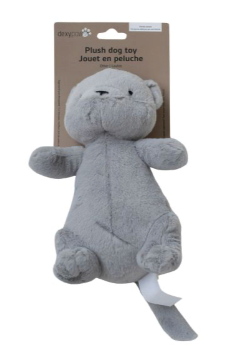 Dexypaws Otter Plush Dog Toy