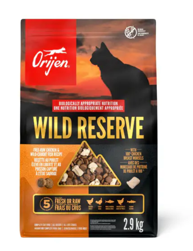 Orijen Wild Reserve Poultry &amp; Fish GF Cat Food