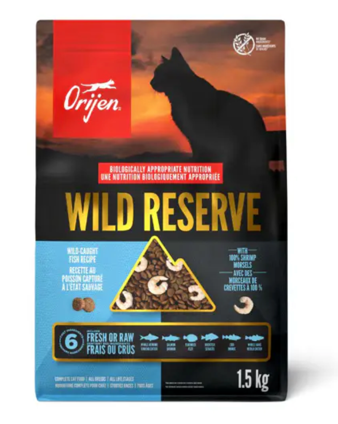 Orijen Wild Reserve Fish &amp; Shrimp GF Cat Food