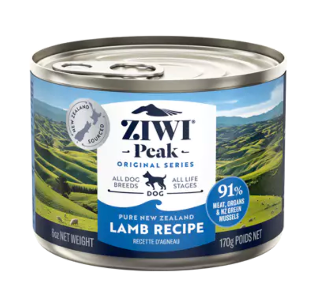Ziwi Peak Lamb GF Canned Dog Food (13.75oz/390g)