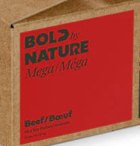 Bold by Nature - Frozen Raw Beef Dog Food - 1lb Trial