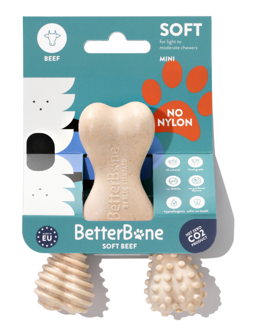 BetterBone Soft Beef Dog Chew Toy