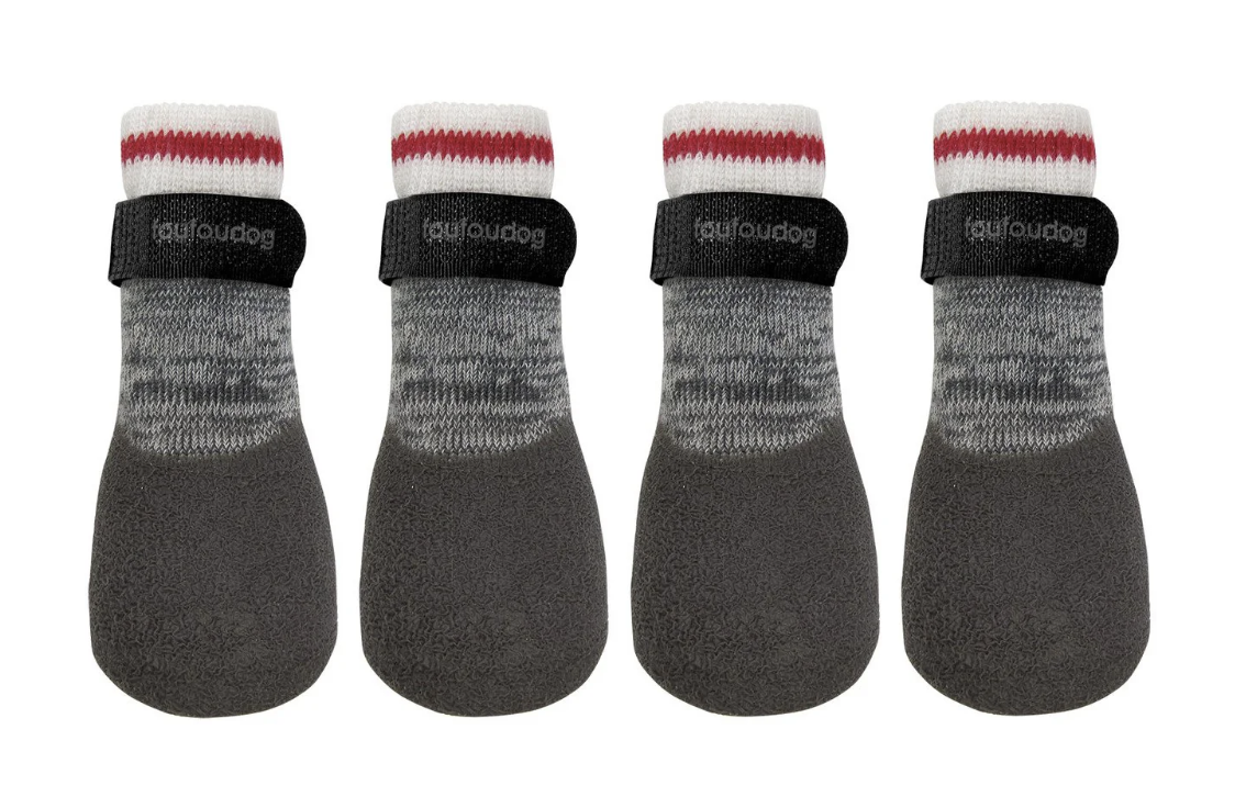 FouFouBrands Rubber Dipped Dog Socks -