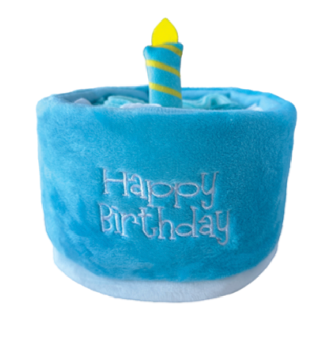 FouFouBrands FouFit Hide 'N Seek Birthday Cake Snuffle Dog Toy -