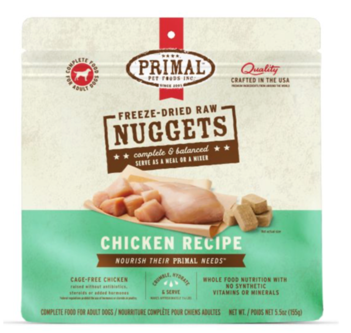 Primal Freeze-Dried Nuggets - Chicken Formula GF Dog Food