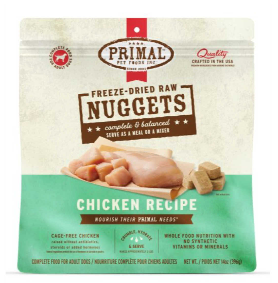Primal Freeze-Dried Nuggets - Chicken Formula GF Dog Food
