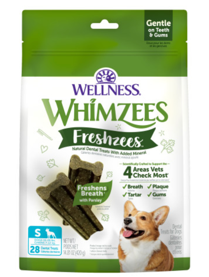 Whimzees Freshzees Fresh Breath Natural Dental Treat