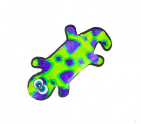 Outward Hound Invincibles - 4 Squeaker Gecko Dog Toy