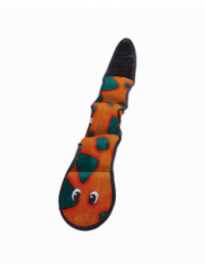 Outward Hound Invincibles - 3 Squeaker Snake Dog Toy