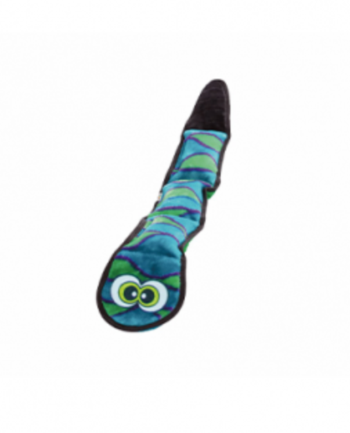 Outward Hound Invincibles - 3 Squeaker Snake Dog Toy