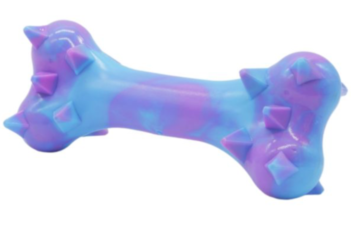 Bud'Z Rubber Spike Bone Dog Toy