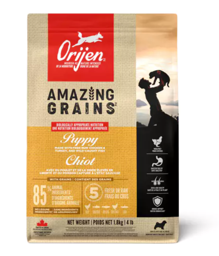 Orijen Amazing Grains Puppy Dog Food