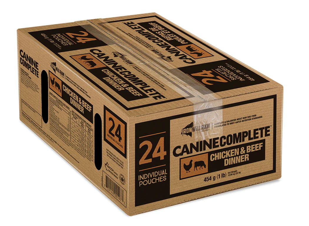 Iron Will Raw Canine Complete Chicken &amp; Beef Dinner Frozen Raw Dog Food