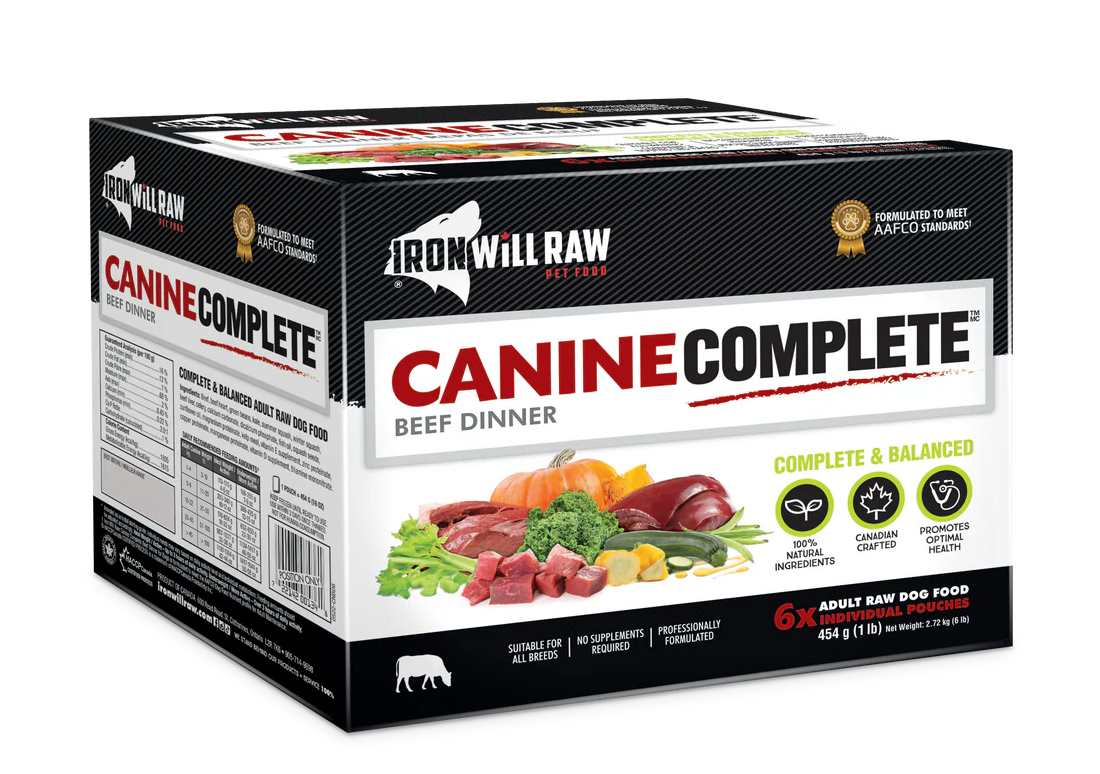 Iron Will Raw Canine Complete Beef Dinner Frozen Raw Dog Food
