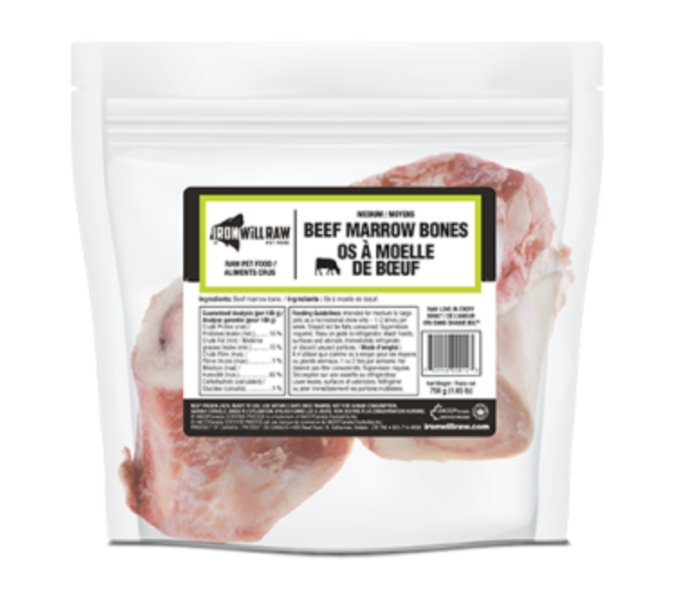 Iron Will Raw Beef Marrow Bones