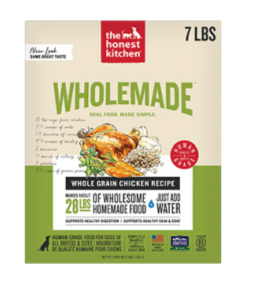 The Honest Kitchen Wholemade Whole Grain Chicken Dehydrated Dog Food