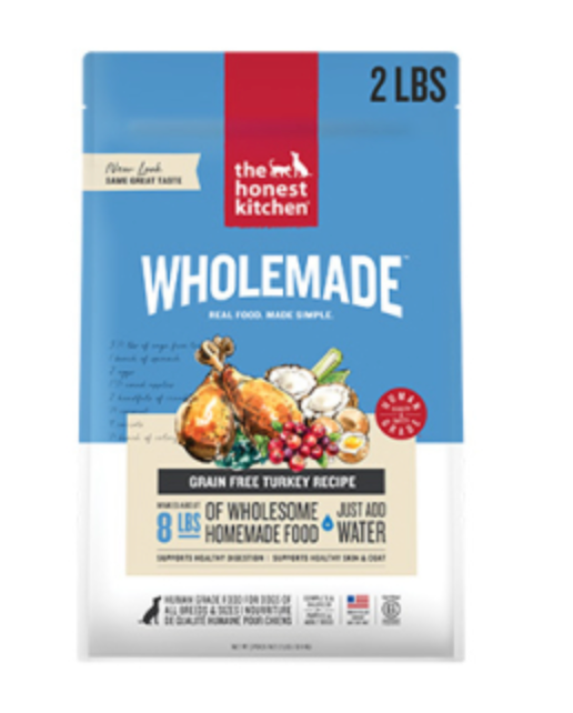 The Honest Kitchen Wholemade Turkey GF Dehydrated Dog Food