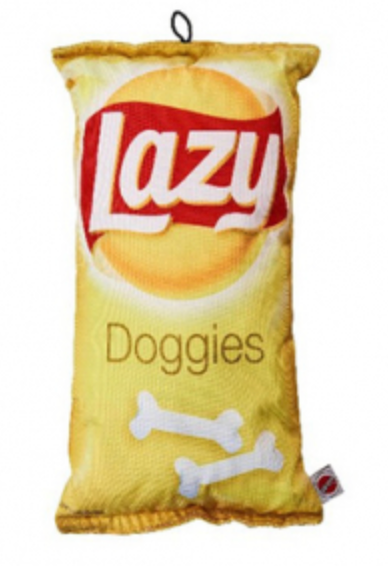 SPOT Fun Food - Lazy Doggies Chips Dog Toy