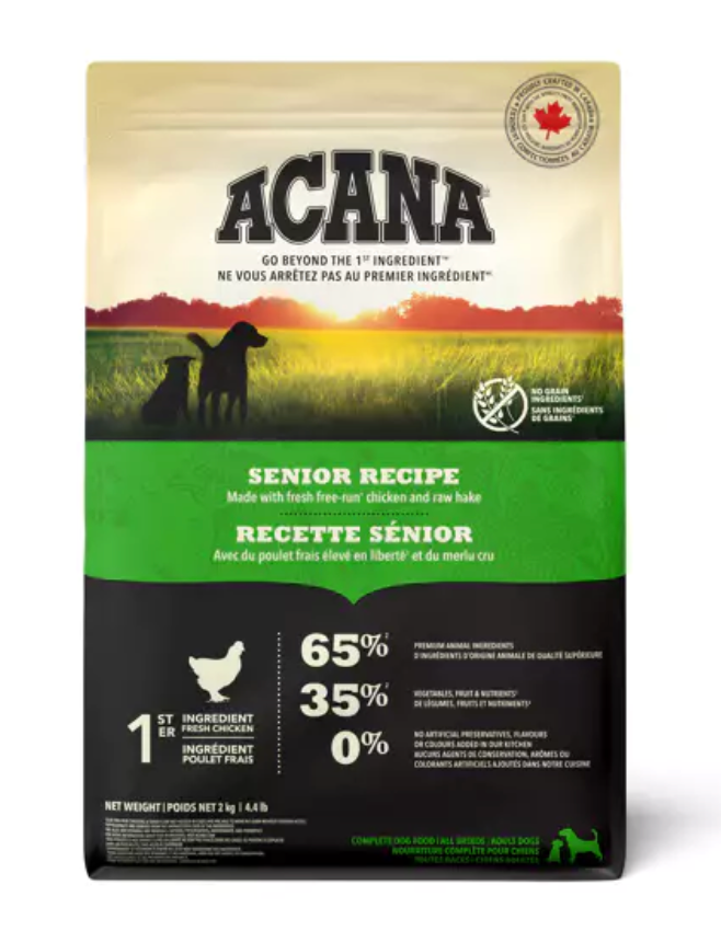 Acana Senior GF Dog Food - Wooftown.ca