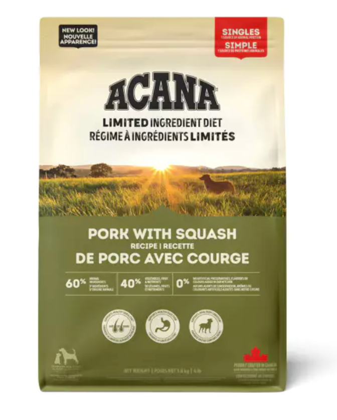 Acana Singles Pork with Squash Dog Food
