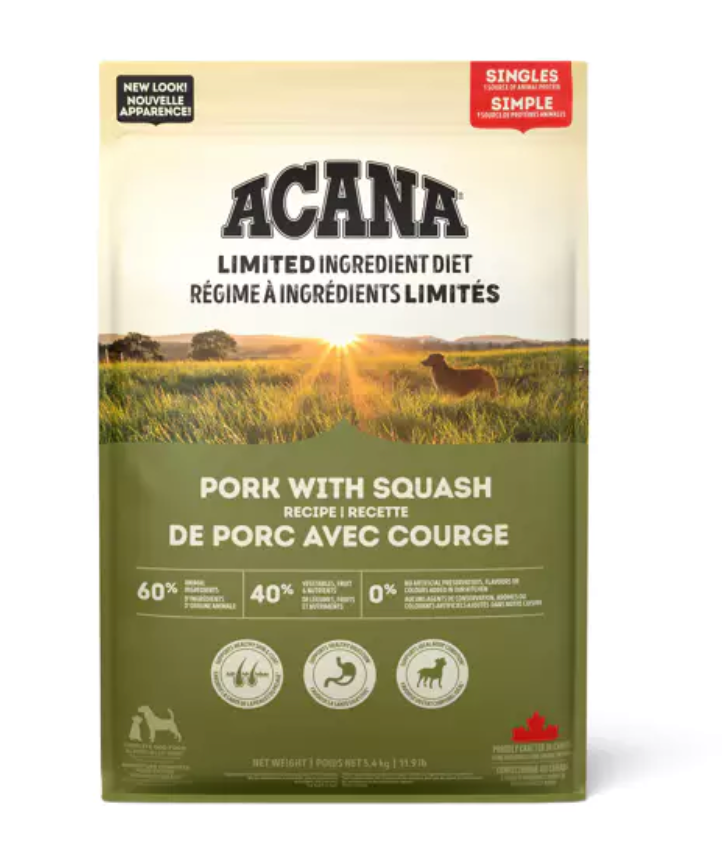 Acana Singles Pork with Squash Dog Food