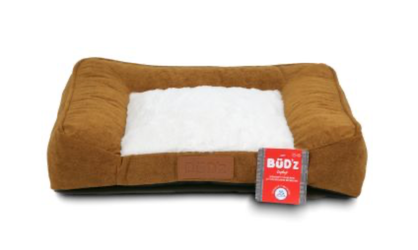 Bud'Z Zephyr Memory Foam Bed - Tan
