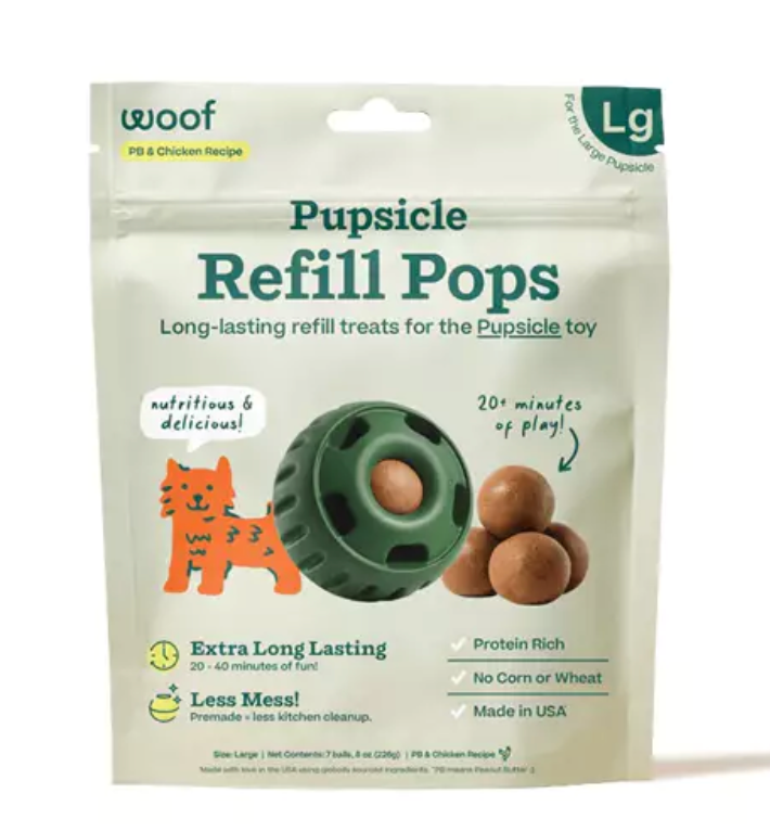 Woof Pupsicle Refill Pops - Chicken